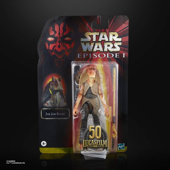 Star Wars, figurka kolekcjonerska Jar Jar Binks Black Series Hasbro