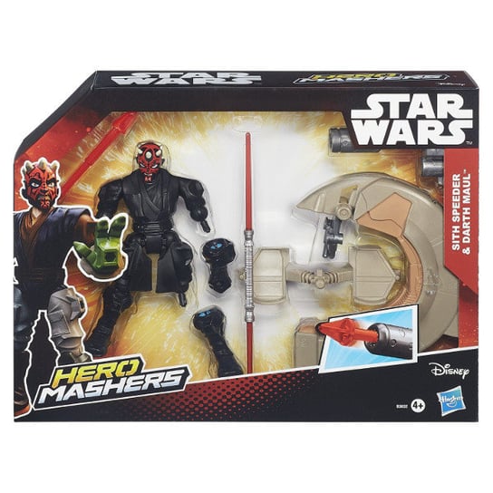 Star Wars, figurki Darth Maul i Sith speeder Hasbro