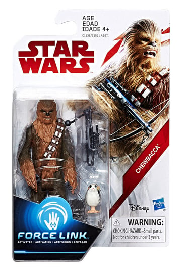 Star Wars, Force Link, figurka podstawowa Chewbacca 10cm, C1531/C1536 Hasbro