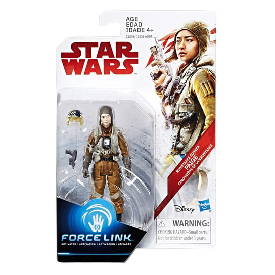 Star Wars, Force Link, figurka podstawowa Paige Dqar Battle 10cm, C1531/C1538 Hasbro