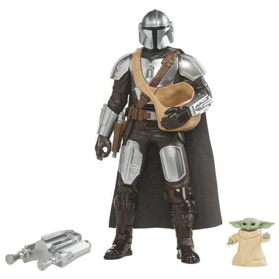 Star Wars Galactic Action – Figure Elettroniche Di The Mandalorian E Grogu (Baby Yoda) – Altezza 30 Cm – Interattive Per Bambini 4+