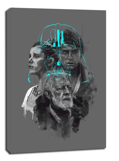 Star Wars Gwiezdne Wojny II Generacja - obraz na płótnie 50x70 cm Galeria Plakatu
