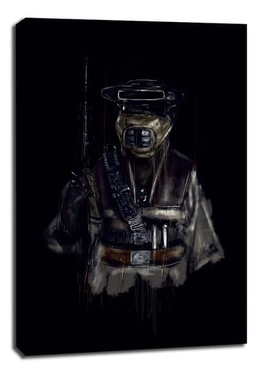 Star Wars Gwiezdne Wojny Leia w przebraniu Boushh  - obraz na płótnie 30x40 cm Galeria Plakatu