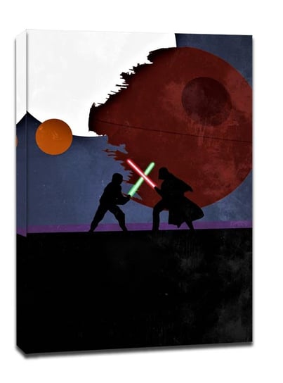 Star Wars Gwiezdne Wojny Vintage Poster - obraz na płótnie 30x40 cm Galeria Plakatu