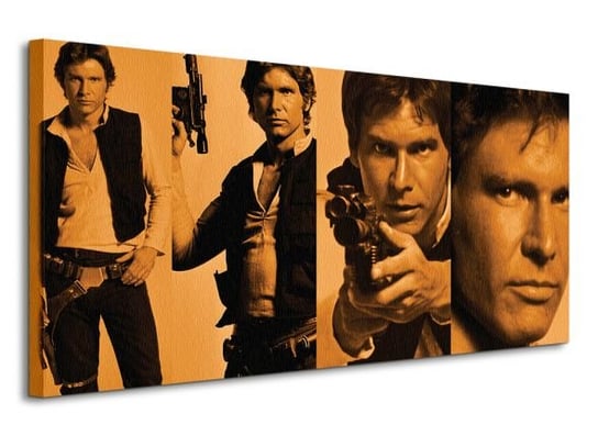 Star Wars Han Solo Pose - obraz na płótnie Star Wars gwiezdne wojny