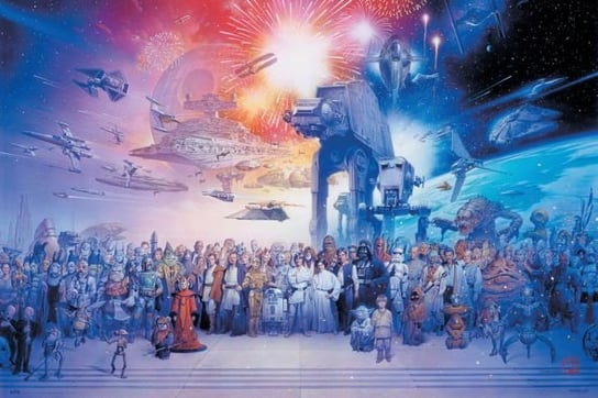 Star Wars Legacy Characters - plakat Star Wars gwiezdne wojny