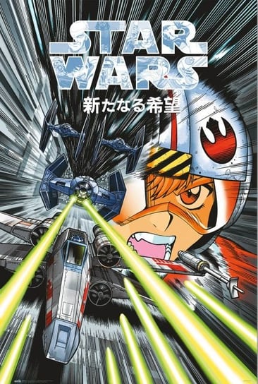 Star Wars Manga Trench Run - plakat Star Wars gwiezdne wojny