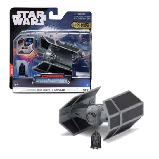 STAR WARS Pojazd TIE ADVANCED + figurka Star Wars gwiezdne wojny