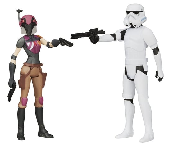Star Wars Rebels, figurki Sabine i Stormtrooper Hasbro