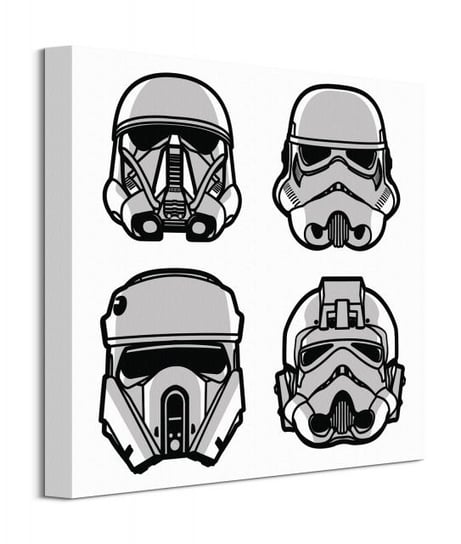 Star Wars Rogue One Helmets - obraz na płótnie Star Wars gwiezdne wojny