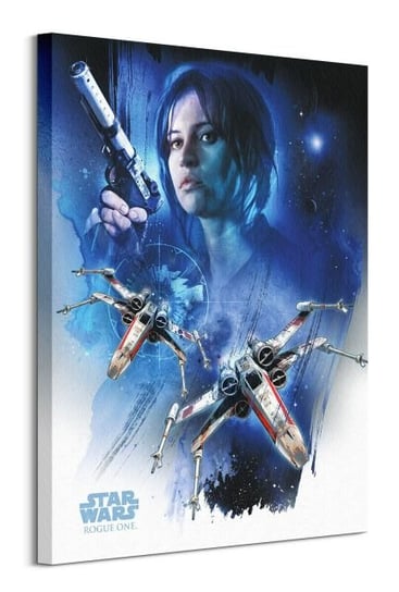 Star Wars Rogue One Jyn i X-Wings - obraz na płótnie Star Wars gwiezdne wojny