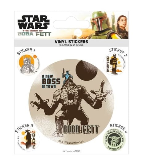 Star Wars The Book Of Boba Fett Airbrush - Naklejki Star Wars gwiezdne wojny