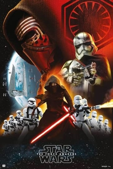 Star Wars The Force Awakens Empire Black - plakat 61x91,5 cm Star Wars gwiezdne wojny