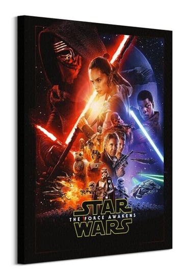 Star Wars The Force Awakens - obraz na płótnie Star Wars gwiezdne wojny