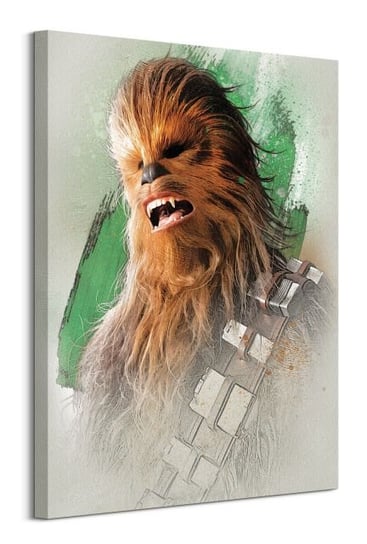 Star Wars The Last Jedi Chewbacca Brushstroke - obraz na płótnie Star Wars gwiezdne wojny