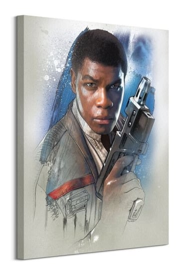 Star Wars The Last Jedi Finn Brushstroke - obraz na płótnie Star Wars gwiezdne wojny