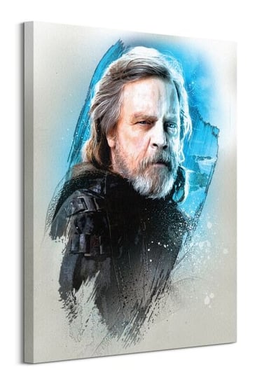 Star Wars The Last Jedi Luke Skywalker Brushstroke - obraz na płótnie Star Wars gwiezdne wojny