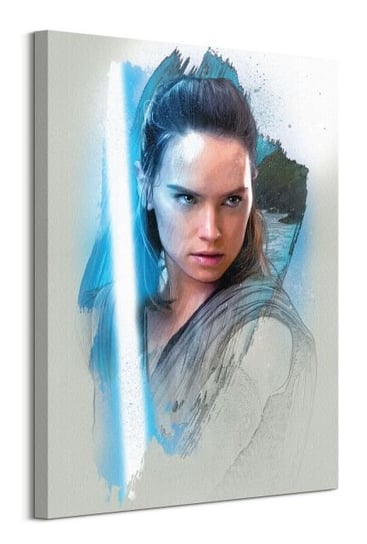 Star Wars The Last Jedi Rey Brushstroke - obraz na płótnie Star Wars gwiezdne wojny