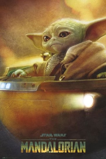 Star Wars The Mandalorian Grogu - plakat Star Wars gwiezdne wojny