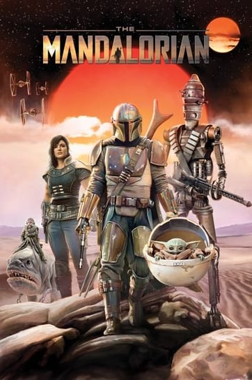 Star Wars The Mandalorian Group - plakat 61x91,5 cm Star Wars gwiezdne wojny