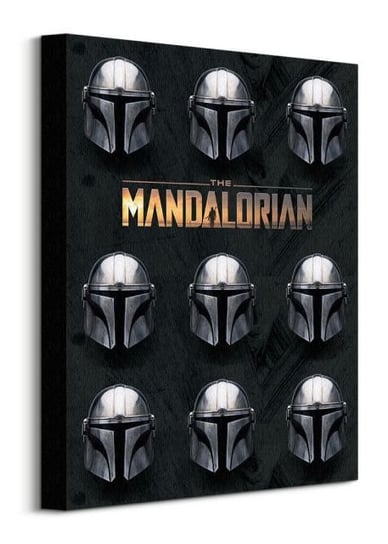 Star Wars The Mandalorian Helmets - obraz na płótnie Star Wars gwiezdne wojny