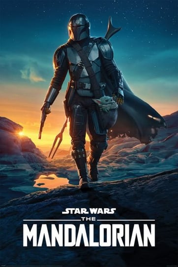 Star Wars The Mandalorian Nightfall - plakat 61x91,5 cm Star Wars gwiezdne wojny