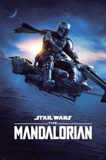 Star Wars The Mandalorian Speeder Bike 2 - plakat 61x91,5 cm Star Wars gwiezdne wojny