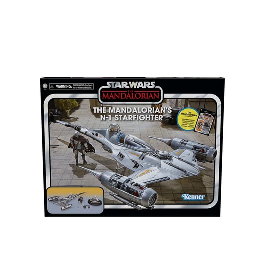 STAR WARS THE MANDALORIAN STARFIGHTER N-1 POJAZD Z KOLEKCJI VINTAGE I ZESTAW FIGUREK Inna marka