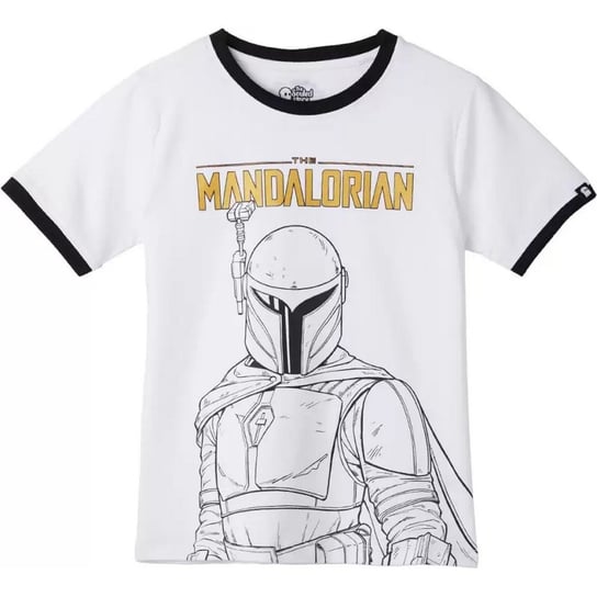 Star Wars: The Mandalorian T-Shirt Dla Chłopca (128 / Ciepły Biały) Star Wars gwiezdne wojny