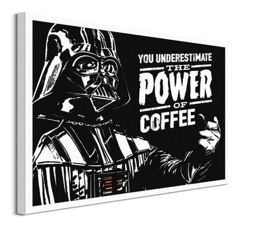 Star Wars The Power Of Coffee - obraz na płótnie Star Wars gwiezdne wojny