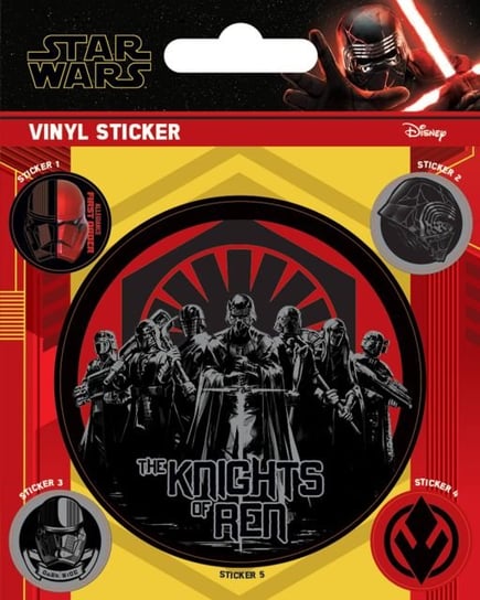 Star Wars: The Rise of Skywalker The Knights Of Ren - naklejki 10x12,5 cm Star Wars gwiezdne wojny