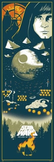 Star Wars VI Return of the Jedi - plakat 53x158 cm Star Wars gwiezdne wojny