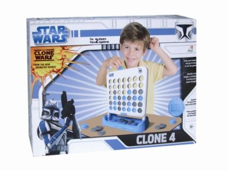 Star Wars Wojny Klonów, gra logiczna Połącz 4 żetony TM Toys