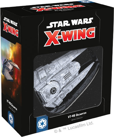 Star Wars: X-Wing - VT-49 Decimator (druga edycja), gry strategiczne, Rebel Rebel