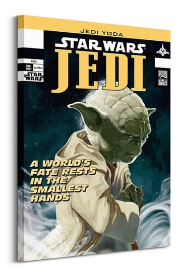 Star Wars Yoda Comic Cover - obraz na płótnie Star Wars gwiezdne wojny