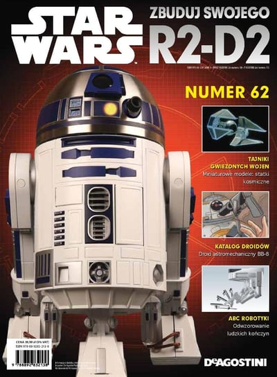 Star Wars Zbuduj Model R2-D2 Nr 62 De Agostini Publishing Italia S.p.A.