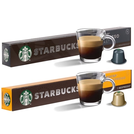 STARBUCKS 20 szt. kapsułek - Blonde Espresso Roast, Espresso Roast Starbucks