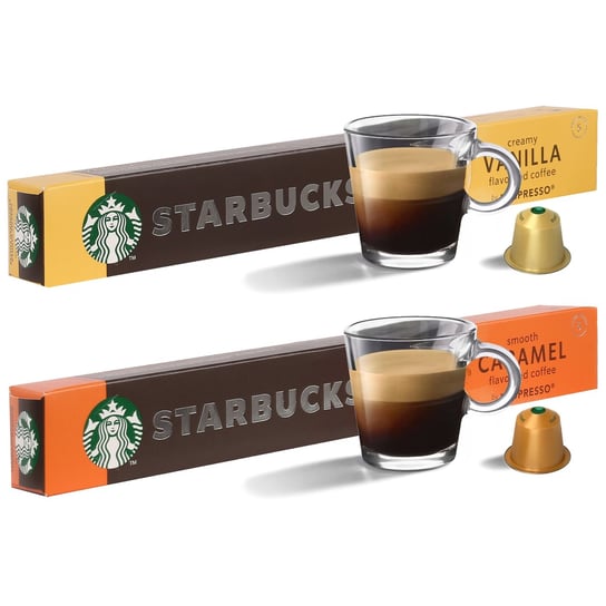 STARBUCKS 20 szt. kapsułek - Creamy Vanilla, Smooth Caramel Starbucks
