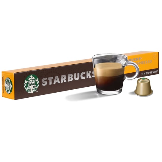 STARBUCKS Kawa w kapsułkach Blonde Espresso Roast, kompatybilna z Nespresso 10 kapsułek Starbucks