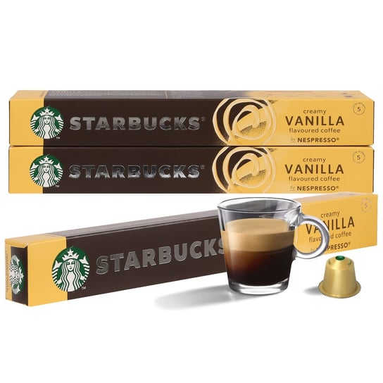 STARBUCKS Kawa w kapsułkach, smak waniliowy Creamy Vanilla 30 kapsułek Starbucks