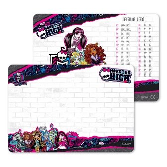Starpak, Monster High, tablica dwustronna, suchościeralna + pisak Starpak