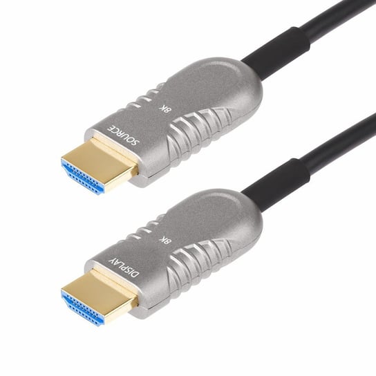 StarTech.com 8K-A-50F-HDMI-CABLE kabel HDMI 15,2 m HDMI Typu A (Standard) Czarny, Srebrny Inna marka