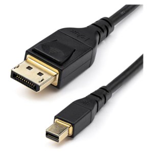 StarTech.com Kabel Mini DisplayPort do DisplayPort 1.4 o długości 6 stóp (2 m) z certyfikatem VESA – 8K 60 Hz HBR3 HDR Konik