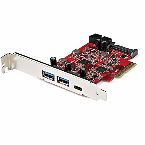 StarTech.com PCI Express USB 3.1 Gen2 10 Gb/s 1 USB-C 2 USB-A — Tarjeta PCIe StarTech