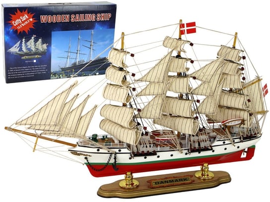 Statek Łódź Drewniana Kolekcjonerski Żaglowiec Okręt Lean Toys