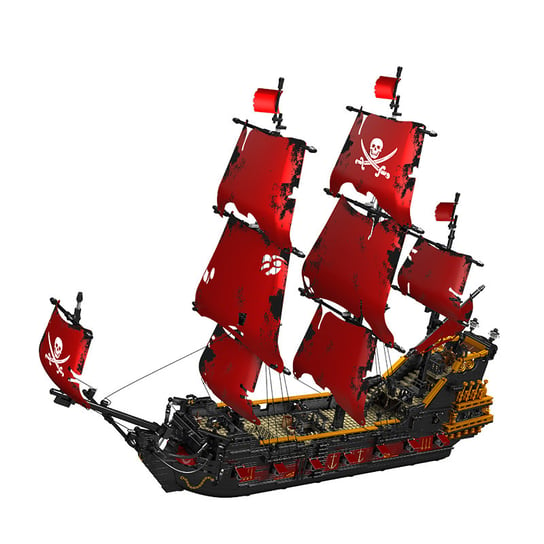 Statek Queen Anne's Revenge - Klocki MOULD KING 3139el. TECHNIC Mould King