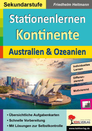Stationenlernen Kontinente / Australien & Ozeanien KOHL VERLAG Der Verlag mit dem Baum
