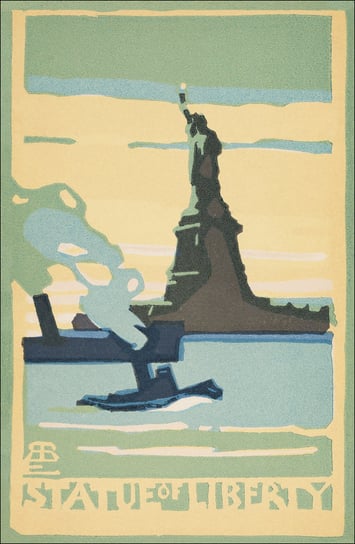 Statue of Liberty, Rachael Robinson Elmer - plakat 21x29,7 cm Galeria Plakatu