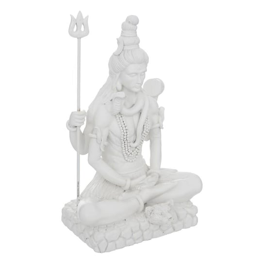 Statuetka Shiva 31cm biała Atmosphera