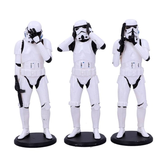 Statuetki 3-Pack Three Wise Stormtroopers 14 Cm (Star Wars) Nemesis Now